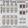 Eduard FE956 1/48 B-25G seatbelts STEEL (ITA)