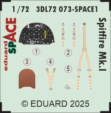 Eduard 3DL72073 Spitfire Mk.I SPACE (IBG) 1/72