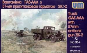 UniModel UMM-72367 Truck GAZ-AAA with 57mm Gun ZIS-2 1/72