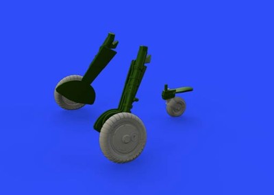 Eduard 648400 Bf 109G-6 wheels 1/48