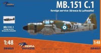 Dora Wings 48039 Bloch MB.151 C.1 Foreign service (4x camo) 1/48