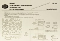 New Ware NWA-M0104 Mask MiG-23ML Flogger-G ADVANCED (TRUM 02855) 1/48