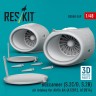 Reskit U48249 Buccaneer (S.2C/D, S.2B) air intakes (AIRF) 1/48