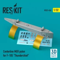 Reskit 32426 Centerline MER pylon for F-105 'Thunderchief' 1/32
