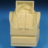 Barracuda Studios BCR48370 Messerschmitt Bf-109G-6 and Bf-109G-14 Seat with Molded In Belts (designed to be used with Tamiya kits) 1/48