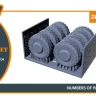 Clear Prop A72091 BTR-4 wheel set 1/72