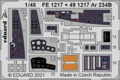 Eduard BIG49309 Ar 234B (H.2000/HAS) 1/48