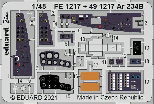 Eduard BIG49309 Ar 234B (H.2000/HAS) 1/48