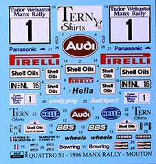 Reji Model 304 Audi Quattro Sport S1 Manx Rally 1985 1/24