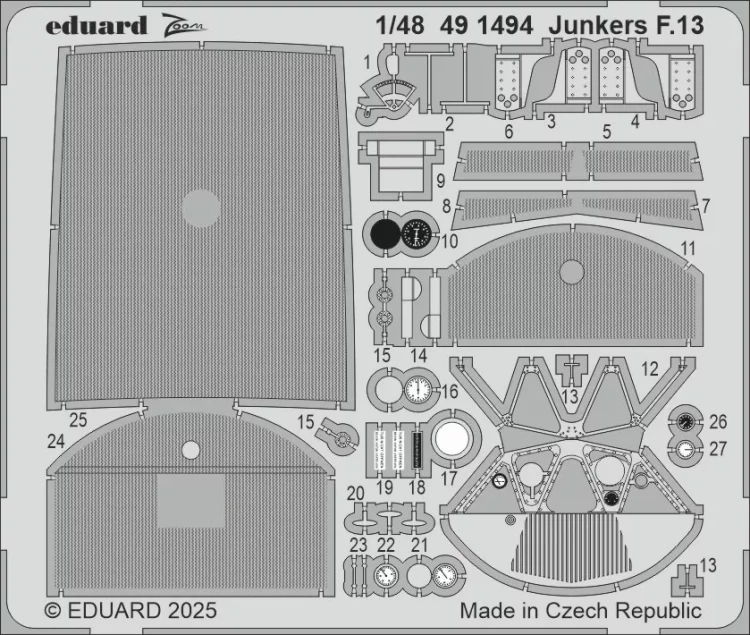 Eduard 491494 SET Junkers F.13 (MINA) 1/48
