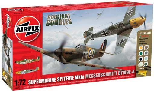 Airfix 50135 Самолеты Dogfight Spitfire Bf-109 1/72