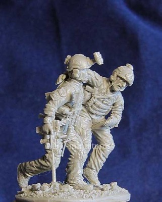ANT 35-069-70 Эвакуация раненного US NAVY SEAL, 2 фигуры