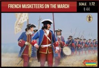 Strelets STR23372 French Musketeers 1701-1714 Spanish Succession War 1/72