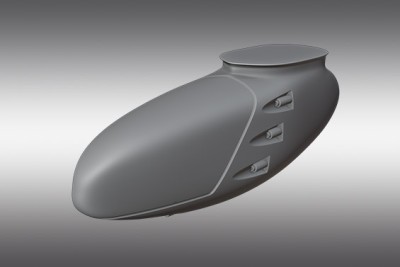 Print Scale PSR72023 North-American F-82 twin Mustang machine gun pod (designed to be used with Special Hobby kits) 1/72