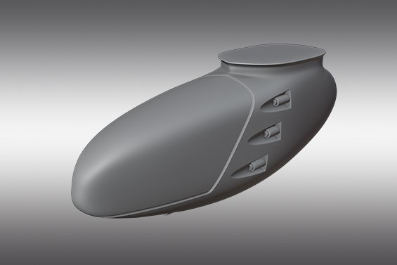 Print Scale PSR72023 North-American F-82 twin Mustang machine gun pod (designed to be used with Special Hobby kits) 1/72