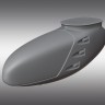 Print Scale PSR72023 North-American F-82 twin Mustang machine gun pod (designed to be used with Special Hobby kits) 1/72