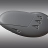 Print Scale PSR72023 North-American F-82 twin Mustang machine gun pod (designed to be used with Special Hobby kits) 1/72