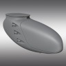 Print Scale PSR72023 North-American F-82 twin Mustang machine gun pod (designed to be used with Special Hobby kits) 1/72
