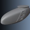 Print Scale PSR72023 North-American F-82 twin Mustang machine gun pod (designed to be used with Special Hobby kits) 1/72