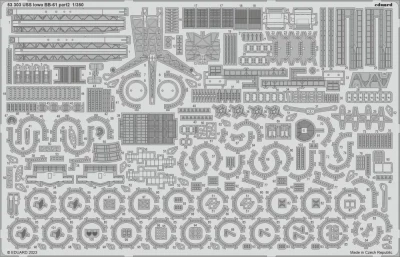 Eduard 53303 SET USS Iowa BB-61 part 2 (HOBBYB) 1/350
