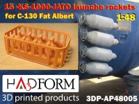 HAD AP48005 JATO launcher for C-130 Fat Albert 1/48
