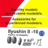 Kovozavody Prostejov EX049 Ilyushin IL-10 3D parts (FLY/AZ) 1/72