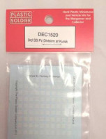 Plastic Soldier DEC1520 Decal Set 3rd SS Division at Kursk (15mm)