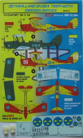 Kora Model DEC72304 DH.82A Tiger Moth Swedish Service Pt.2 декали декали 1/72