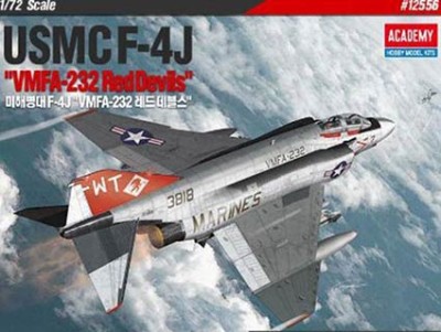 Academy 12556 Самолет USMC F-4J &quot;VMFA-232 Red Devils&quot; 1/72
