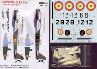Kora Model DEC7219 Junkers Ju 88 A-4 (Spain AF WWII) декали декали 1/72