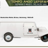 Miniart 35382 Tempo A400 Lieferwagen, German 3-wheel van 1/35