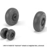 Armory ARAW48319 General-Dynamics F-111 Aardvark early type wheels with weighted tires/tyres 1/48
