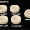 Voyager Model PEA231 Modern HUMVEE Family Road Wheels w/spare wheel 1/35