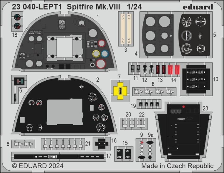 Eduard BIG2406 Spitfire Mk.VIII (AIRF) 1/24