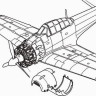 CMK 4131 A6M5 Zero - engine set for HAS 1/48