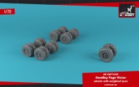 Armory ARAW72420 Handley-Page Victor B.2 wheels with weighted tires/tyres 1/72