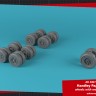 Armory ARAW72420 Handley-Page Victor B.2 wheels with weighted tires/tyres 1/72