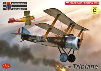 Kovozavody Prostejov 72493 Sopwith Triplane (3x camo) 1/72
