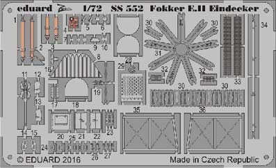 Eduard SS552 Fokker E.II Eindecker 1/72