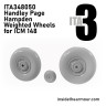 Inside the Armour ITA348050 Handley-Page Hampden B Mk.I weighted wheels 1/48
