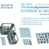 Quinta studio QP+72021 Большой набор экстерьера для Ка-52 (Dream Model) 1/72