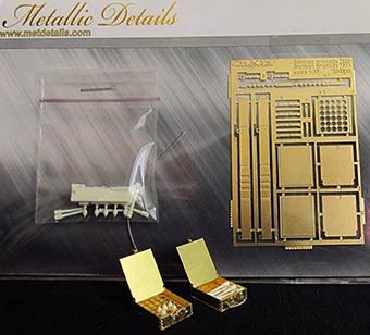 Metallic Details MD3503 German grenades M39 and M24 1/35
