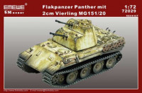5M Hobby 72029 1/72 Flakpanzer Panther w/ 2cm Vierling MG151/20