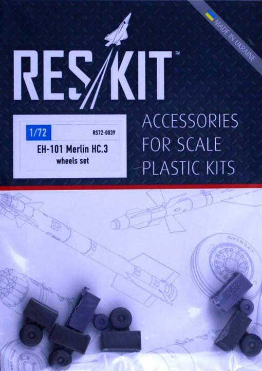 ResKit RS72-0039 EH-101 Merlin HC.3 wheels set (ITA,REV) 1/72