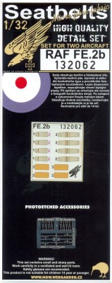 HGW 132062 RAF FE.2b (Seatbelts) 1/32