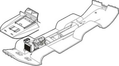 CMK 3038 GMC DUKW 353 &quot;Duck&quot; - engine set for ITA 1/35