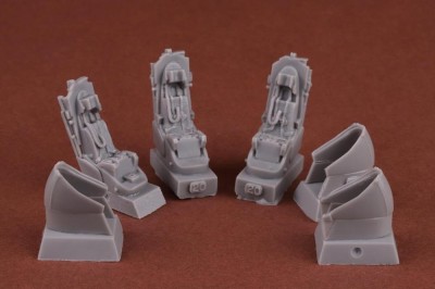 SBS model PP4801 B-58 Hustler seats - Stanley capsule (3 pcs.) 1/48