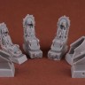 SBS model PP4801 B-58 Hustler seats - Stanley capsule (3 pcs.) 1/48