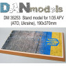 Dan models DM 35253 подставка для модели ( тема АТО - БТТ - подложка фото бетонка + флаг Украины ) 1/35