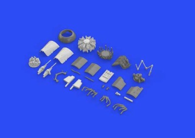 Eduard 672118 Fw 190A-5 engine &amp; fuselage guns 1/72